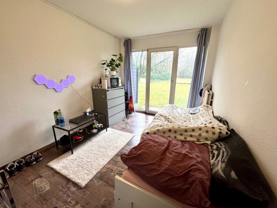 Blick ins Gr�ne Wohnung Mainz