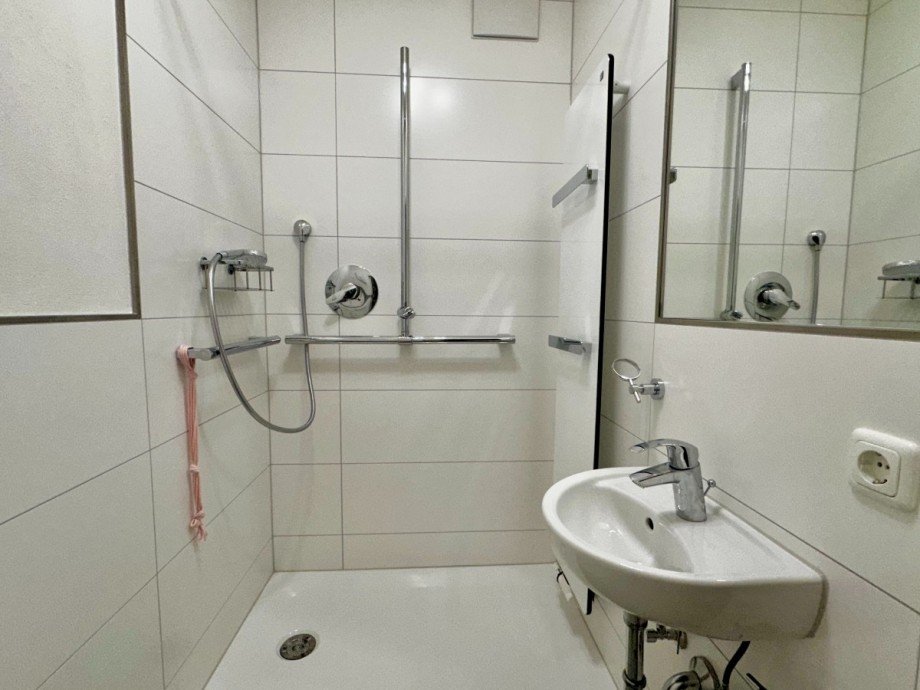 Badezimmer m. Dusche Etagenwohnung Geisenheim