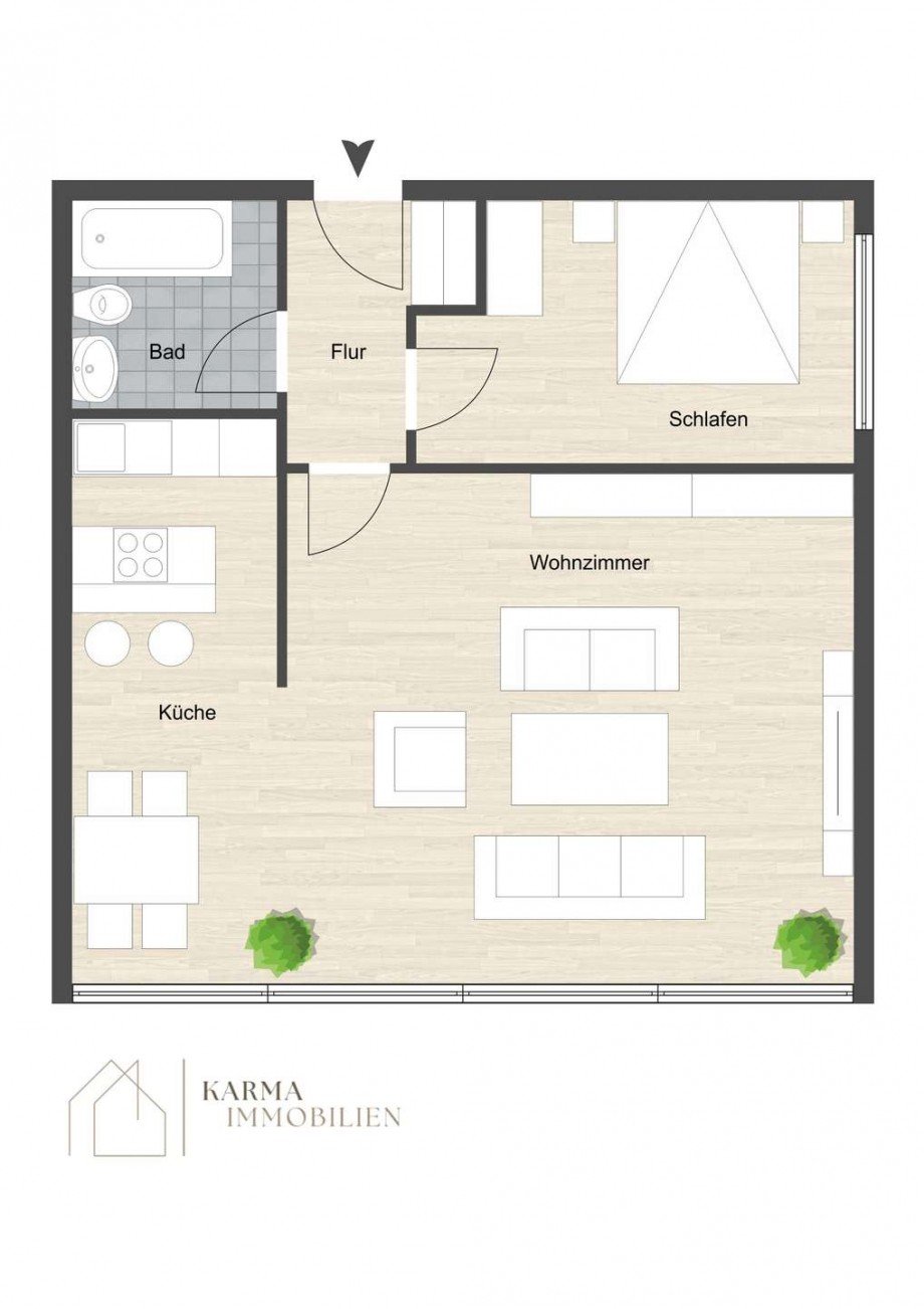Grundriss Etagenwohnung Mainz