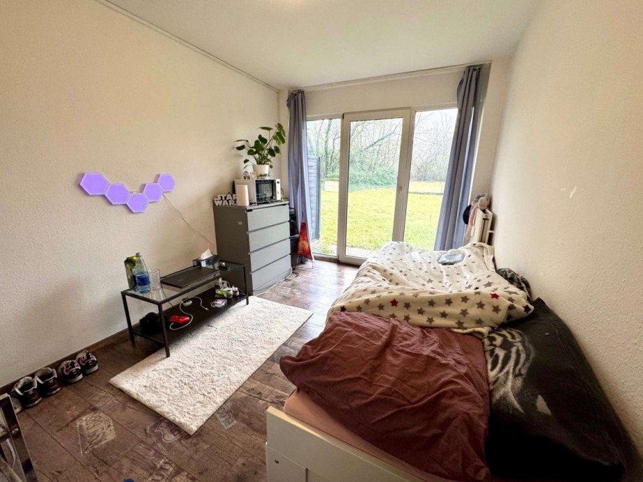 Blick ins Gr�ne Wohnung Mainz