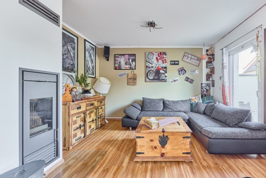 Hochwertiger Kaminofen Einfamilienhaus Friesenheim