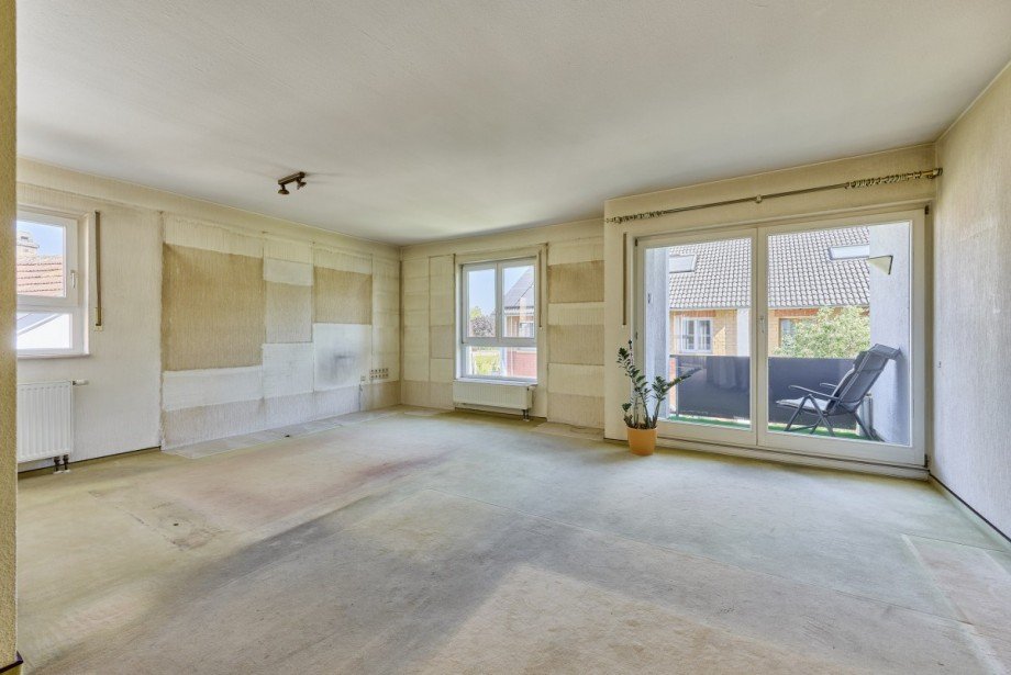 Wohn- / Essbereich mit Zugang zum Balkon Etagenwohnung Oestrich-Winkel