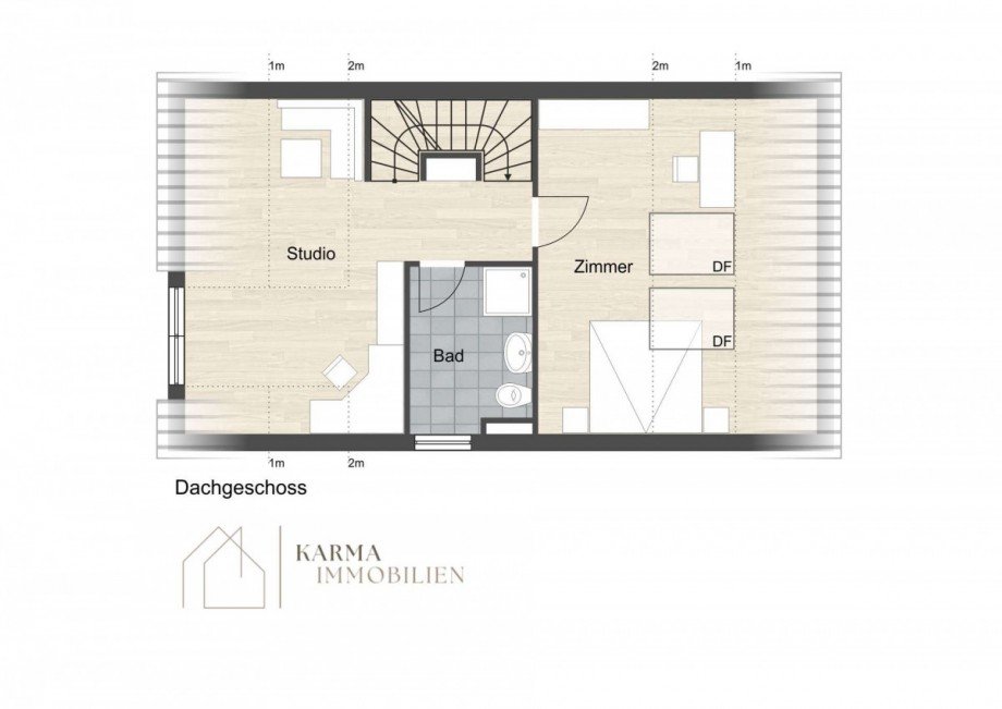 Dachgeschoss Einfamilienhaus Mainz