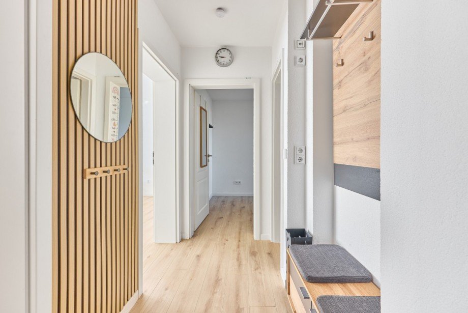 Flur mit Garderobe Erdgeschosswohnung Mainz