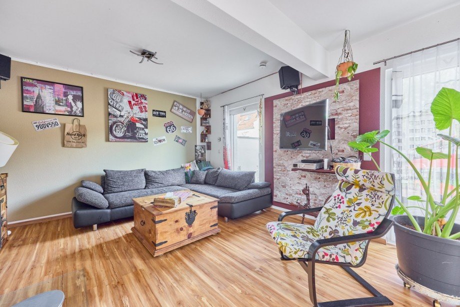 Gem�tlicher und lichtdurchfluteter Wohnbereich Einfamilienhaus Friesenheim