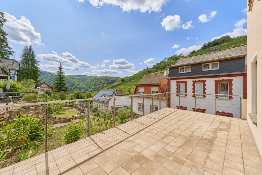 Panoramaterrasse 1.OG Mehrfamilienhaus R�desheim am Rhein