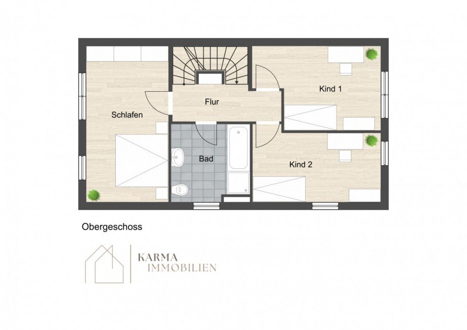Obergeschoss Einfamilienhaus Mainz