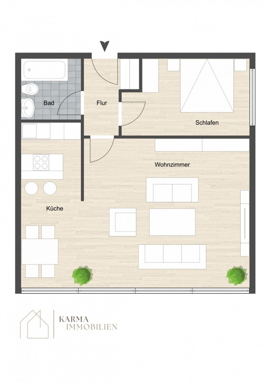 Grundriss Etagenwohnung Mainz